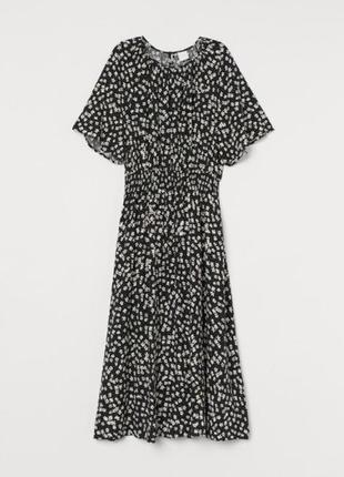Сукня довжиною до ікри h&m з повітряної віскозної тканини1 фото