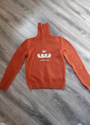 Свитер терракот