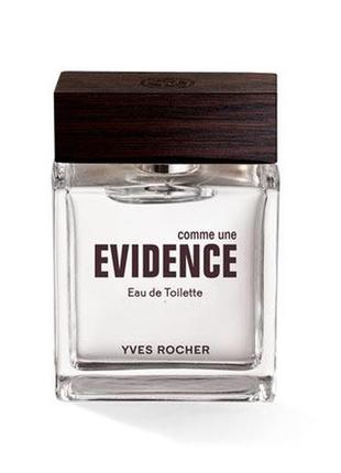 Туалетная вода для мужчин - comme une evidence homme yves rocher, ив роше, франция 🇫🇷