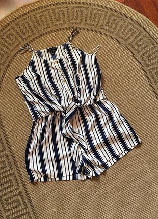 Ромпер комбинезон  с шортами в полоску