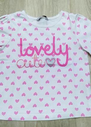 Лонгслив george на дівчинку 3-4т