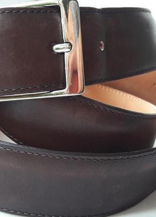 Пояс ремень gulliver темно коричневый 120 кожа