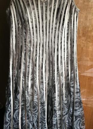 Сукня, сукня, міді довжини, шифон