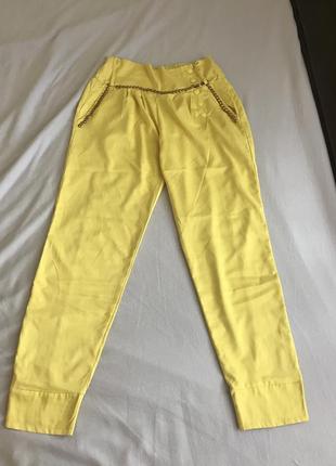 Класні жовті штани на літо - 36р1 фото