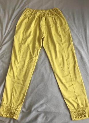 Класні жовті штани на літо - 36р2 фото