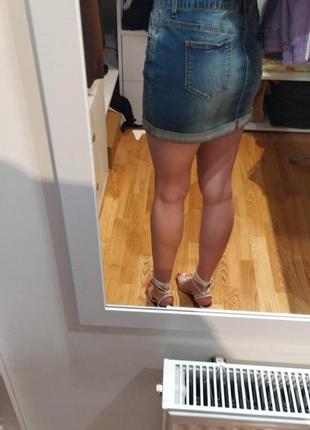 Джинсовая юбка oodji. стильная юбка. джинсова спідниця3 фото