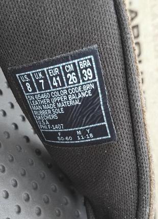 Шкіряні зручні стильні в'єтнамки шльопанці skechers relaxed fit оригінал5 фото