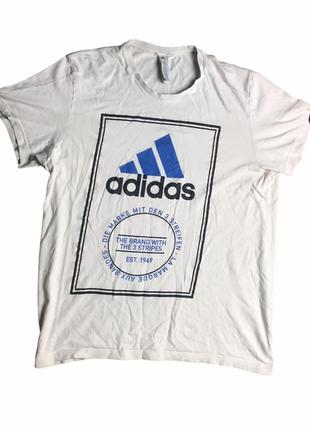 Хлопковая футболка adidas