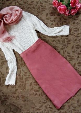 Базовая шерстяная юбка, юбка - карандаш для леди