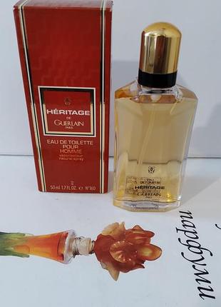 Guerlain "heritage"-edt 50ml vintage2 фото