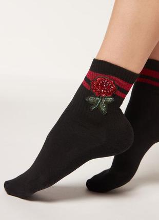 Шкарпетки calzedonia з розкішною аплікацією з останньої колекції 2021 року!!!
