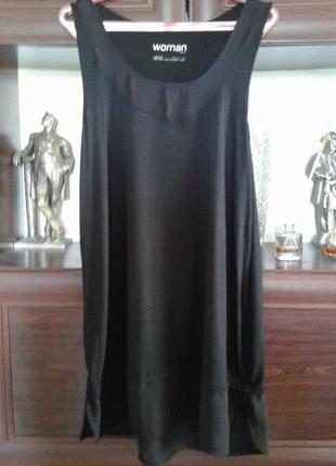 Чорне плаття-майка з прозорим подолом tcm tchibo