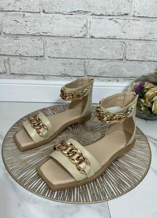 Босоножки женские, квадратный носок