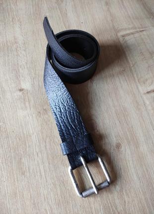 Крутой мужской кожаный ремень  real leather, р.90