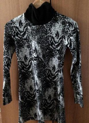 Тёплый гольф водолзка свитер