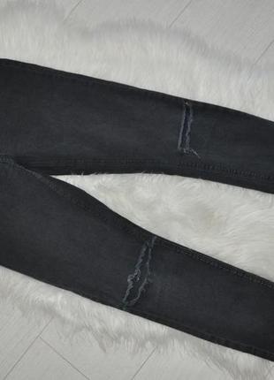 Фирменные джинсы topshop moto с прорезями2 фото