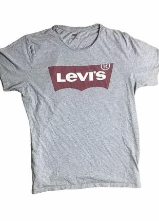 Хлопковая футболка levi’s levis