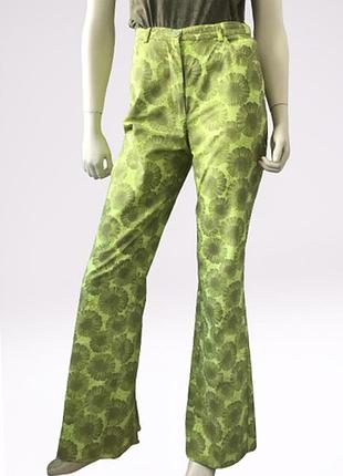 Красиві розкльошені брюки оригінал бренду gigli jeans, італія бавовна в складі