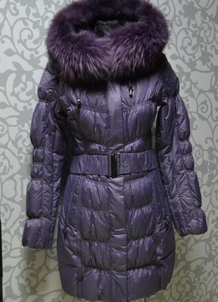 Жіночий пуховик shenowa за супер ціною, з хутром єнота пальто, зимовий xs, s