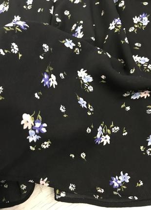 Квіткова блуза з рукавами кльош полувер george9 фото