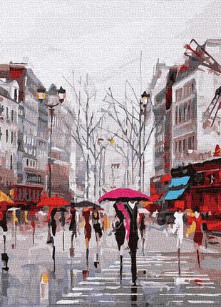 Картина за номерами дощова місто 6