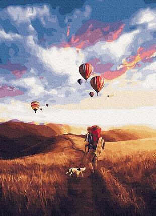 Картина по номерам прогулка в поле 6