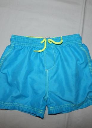 Шорты модные легкие пляжные 4-5 лет