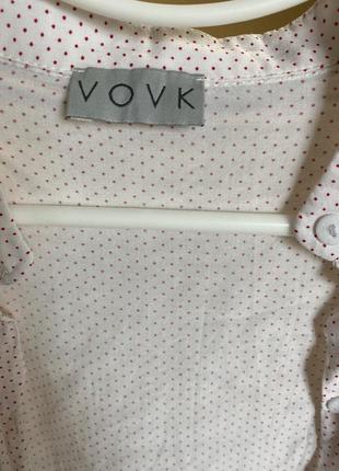 Рубашка vovk s/m в горошек горох5 фото