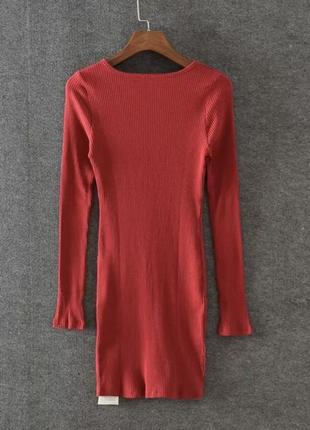 Жіноче плаття у рубчик 4