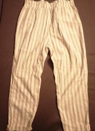 Летние брюки чиносы пейпербег stradivarius (xl) 3