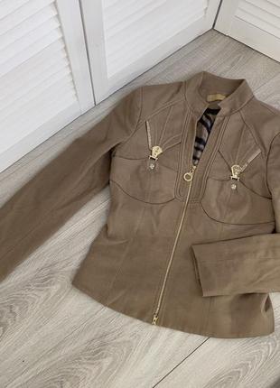 Sassofono бежевый костюм юбка пиджак куртка с подкладкой италия italy6 фото