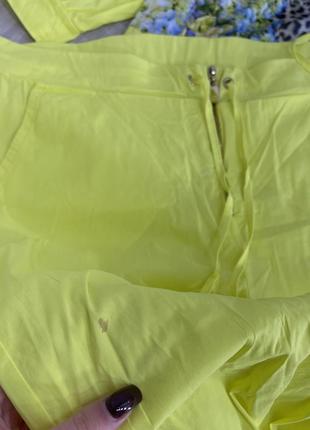 Sassofono италия повседневный костюм желтого лимонного цвета2 фото
