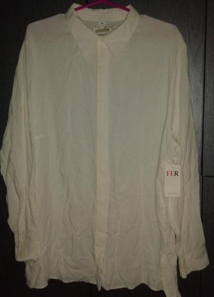Нова шикарна легка ніжна подовжена блуза fer, розмір 20/48.
