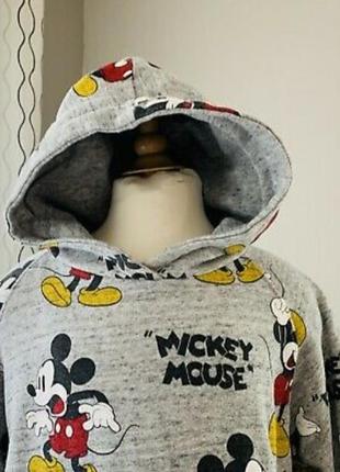 Мультяшное платье худи оверсайз с микки маусом zara girls mickey mouse disney.9 фото