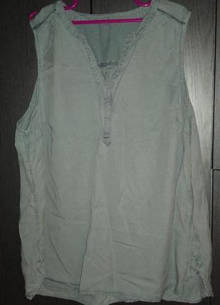 Стильна річна джинсова сорочка без рукавів next, розмір 22/50.