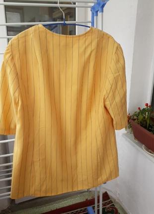 Пиджак желтый3 фото