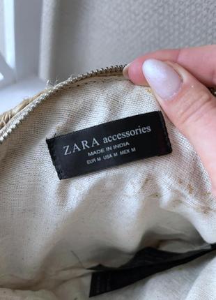 Солом'яний крос боді zara6 фото