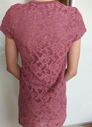 Недорого стильна мереживна сукня стильное кружевное платье для девочки р. 1403 фото