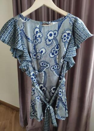 Блуза з відкритою спинкою celia birtwell for topshop