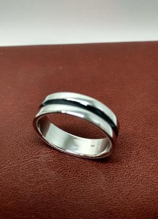 Кольцо серебряное с эмалью код 970223673