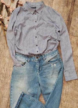 Marc o'polo рубашка женская из органического хлопка легкая летняя прямая