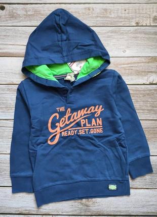 Кофта с капюшоном толстовка свитшот 98р original marines