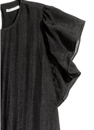 Короткое платье h&m из воздушной ткани3 фото