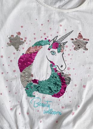 Футболка для девочки unicorn 2