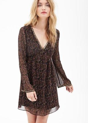 Платье с открытой спиной forever 21