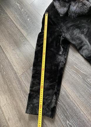 Мужская дубленка кенгуру отделка норка