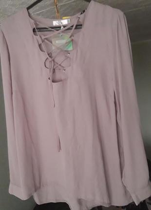 Стильная блуза в цвете grey, размер 12/xl/505 фото