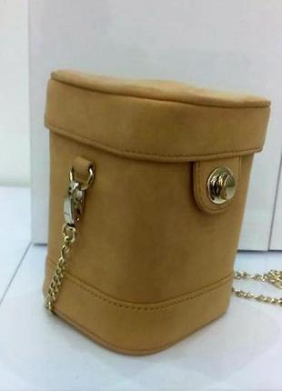 Сумка нубук бежева