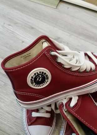 Pf flyers кожаные высокие кеды американские6 фото