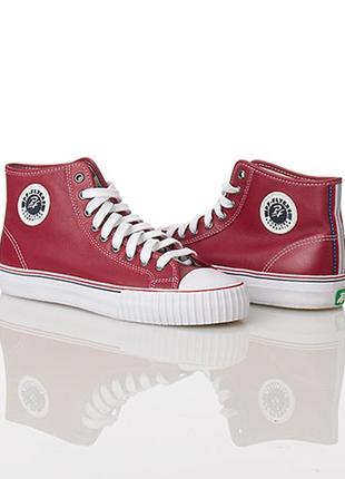 Pf flyers кожаные высокие кеды американские